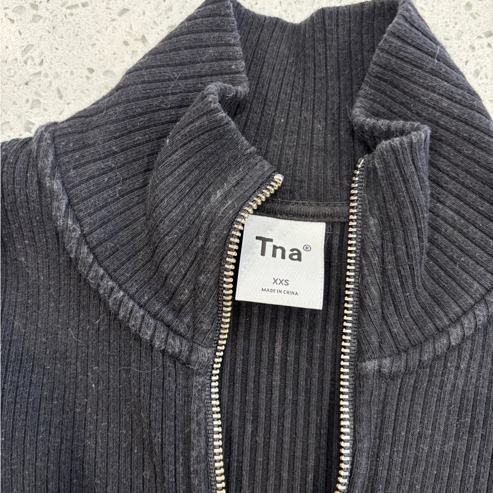 TNA Ribbed Zip-Up Jacket - Picture 2 of 3
